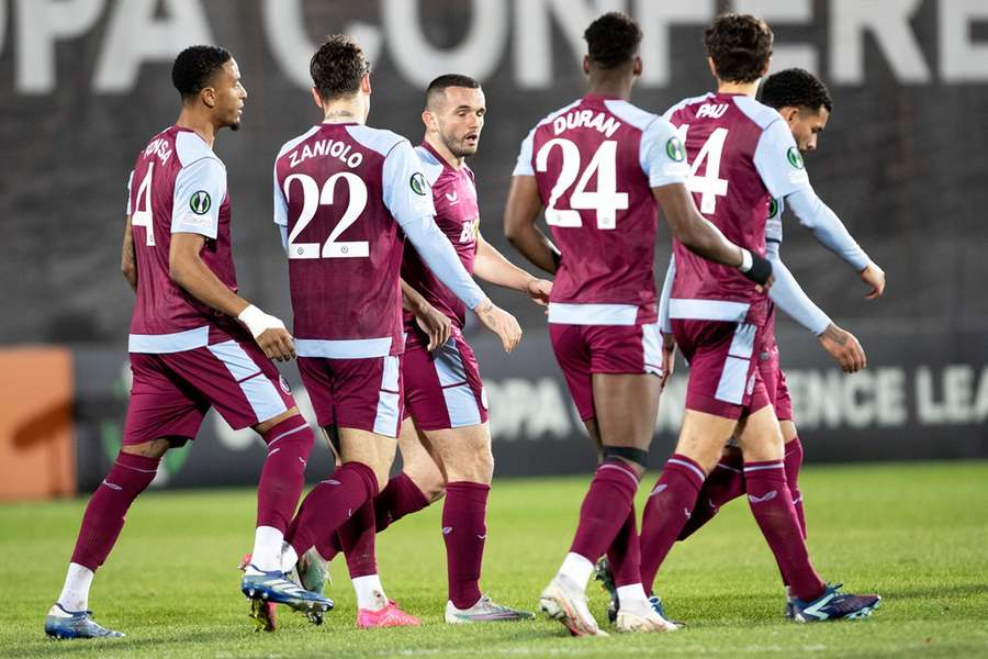 Aston Villa top Europa Conference group after draw with Zrinjski