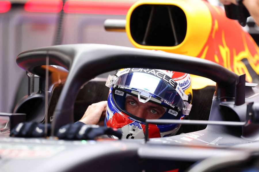 Max Verstappen in his Red Bull