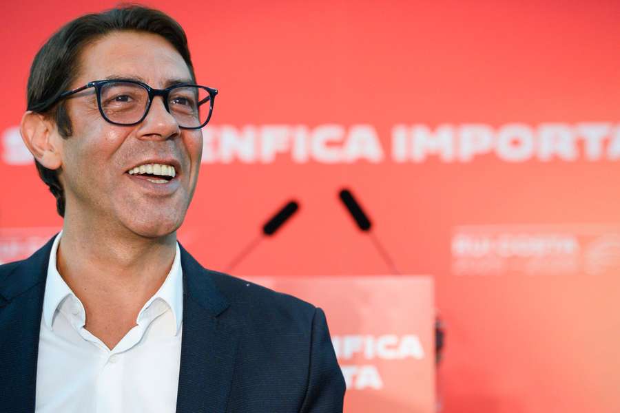 Rui Costa, atual presidente do Benfica e candidato às eleições de outubro