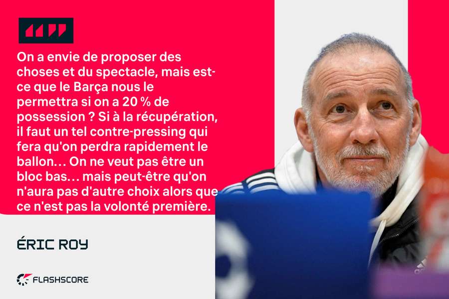 Éric Roy ne se berce pas d'illusions.