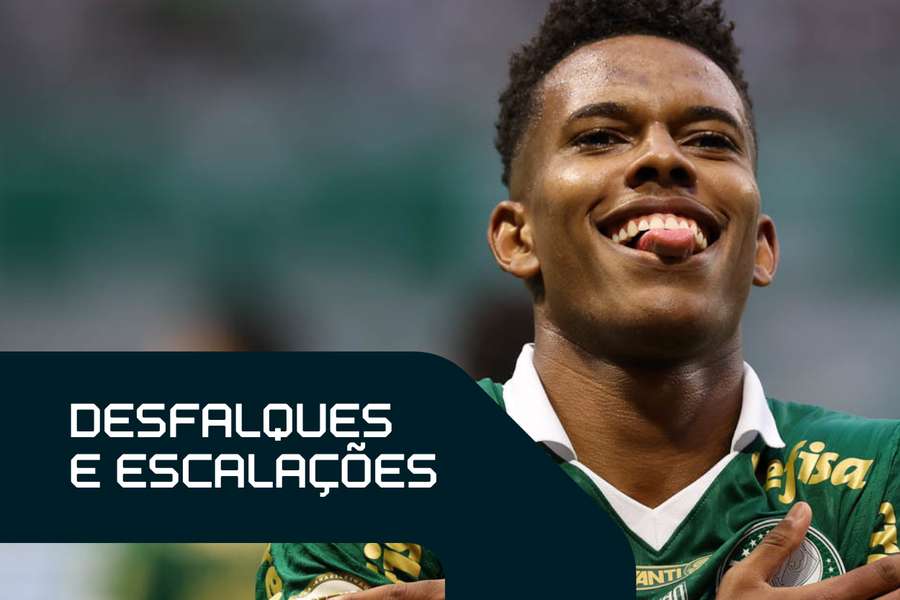 Estêvão está suspenso e desfalca Palmeiras contra Bahia