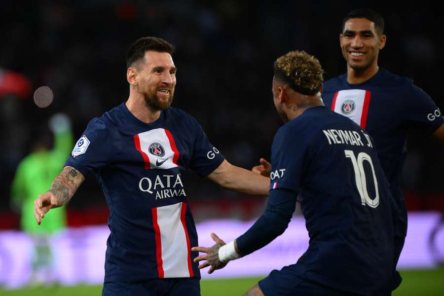 Lionel Messi a inscrit un coup-franc splendide. 