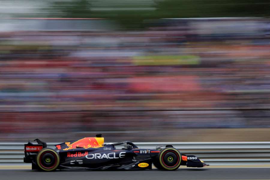 Max Verstappen quickest in second Belgian practice