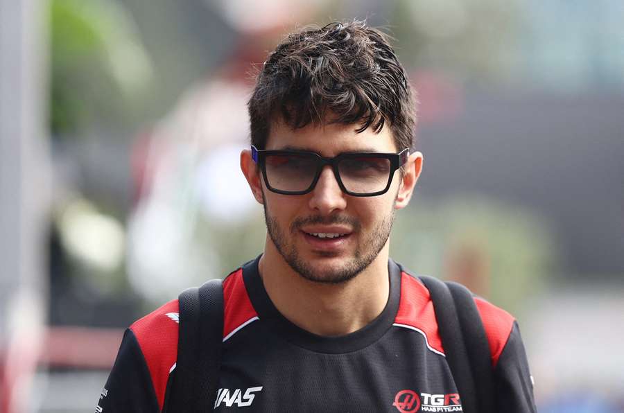 Ocon arrives ahead of practice at the Azerbaijan Grand Prix Ocon arrives ahead of practice at the Azerbaijan Grand Prix