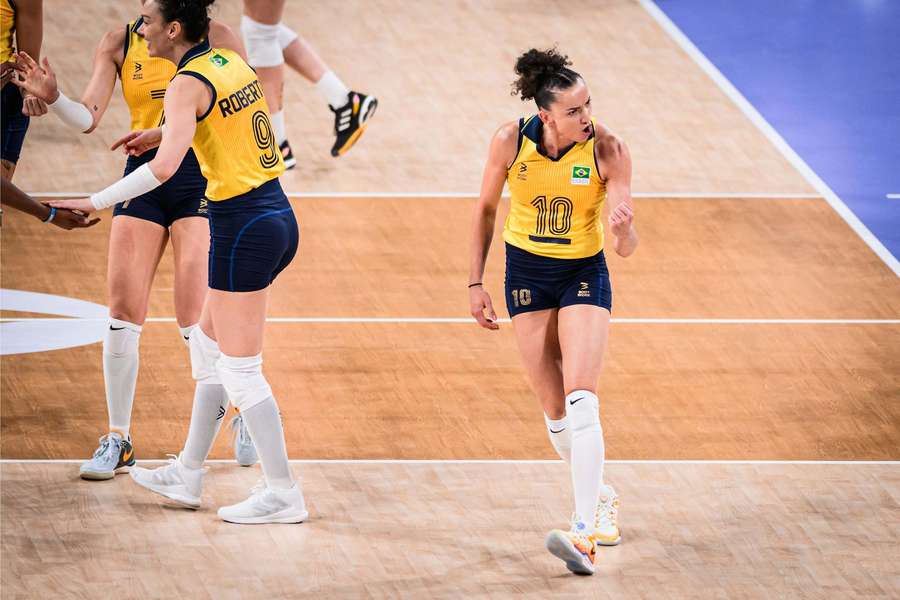 Gabi foi a maior pontuadora do jogo do Brasil nas quartas de final