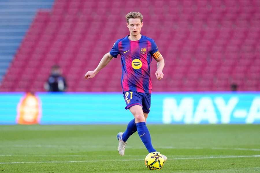 De Jong en Liga le week-end dernier.