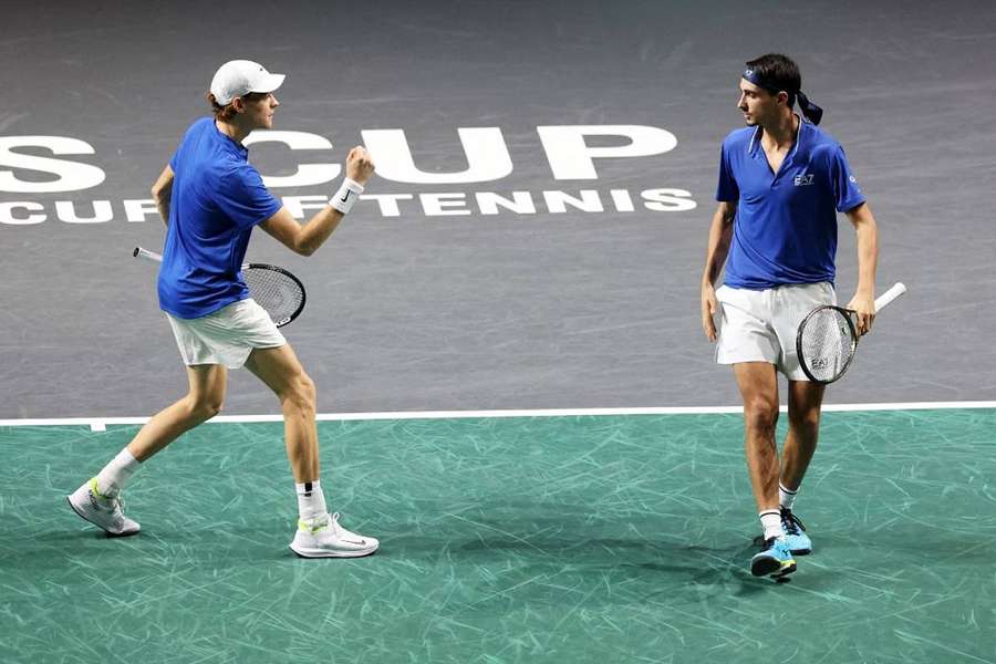 Dans le troisième match de ce 1/4, les deux Italiens sont venus à bout de la paire Griekspoor-Koolhof. 