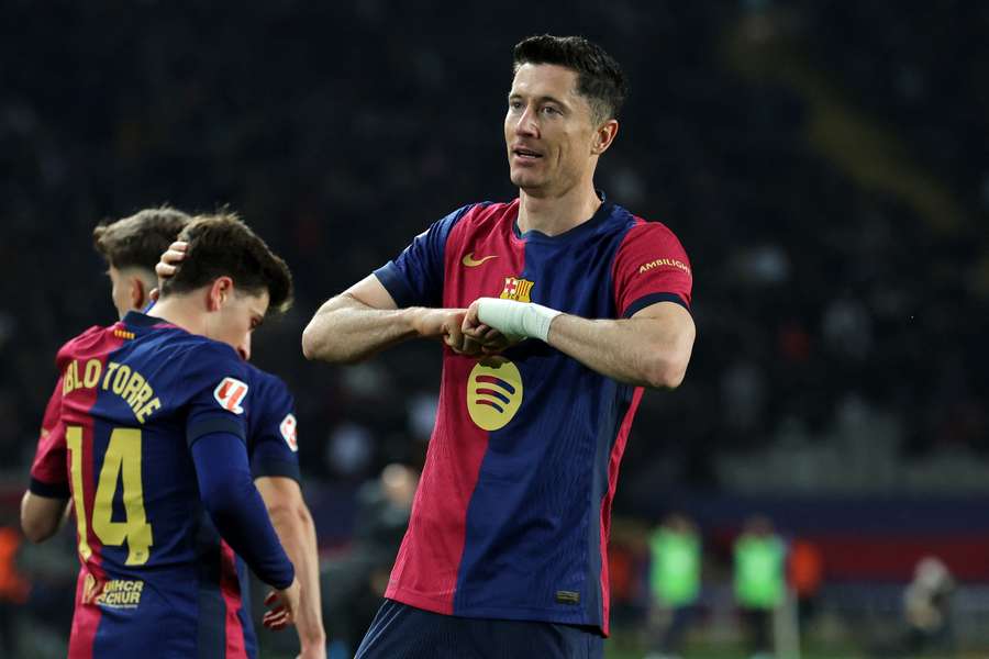 A festa de Lewandowski