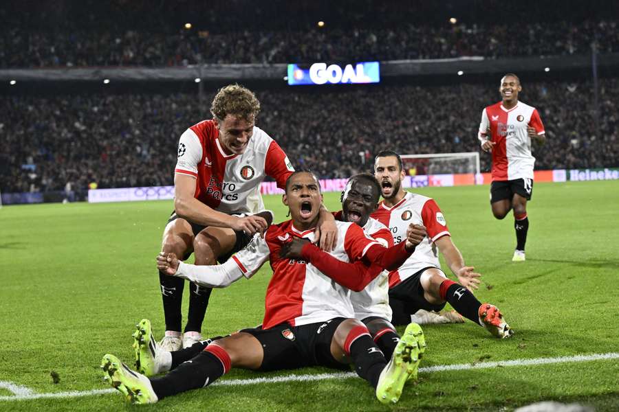 De spelers van Feyenoord hebben de laatste weken veel te juichen