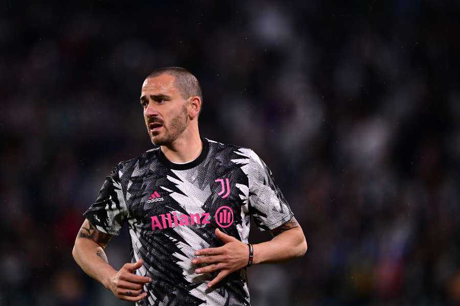 Leonardo Bonucci vestiu as cores da Juventus