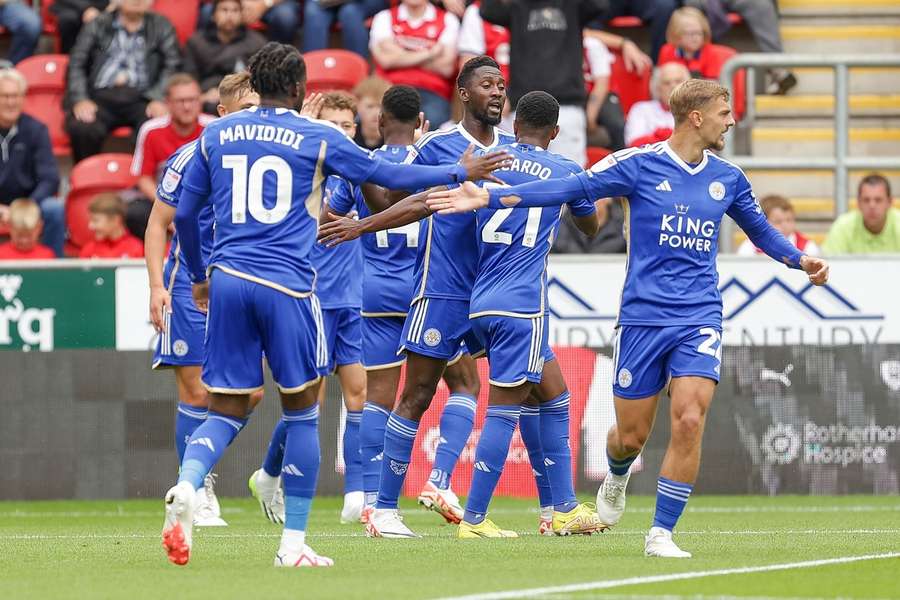 Leicester have a 100% record in the Championship this season