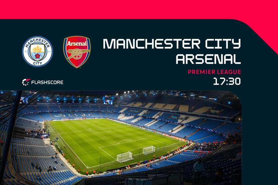 31 maart, 17.30 uur: Manchester City - Arsenal