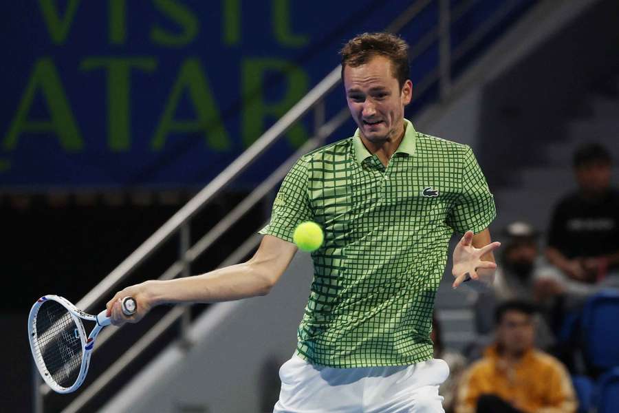 Medvedev en février. Medvedev en février.