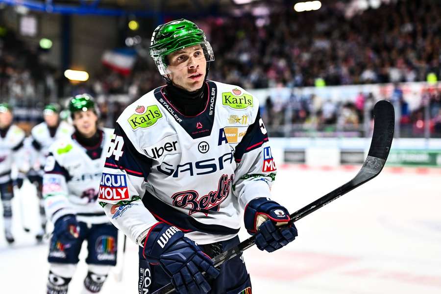 Yannick Veilleux (14.) traf für die Eisbären zum 1:1-Ausgleich 