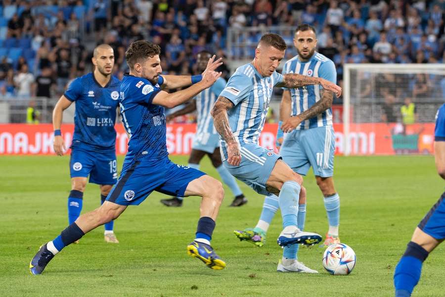 Slovan Bratislava se s gruzínským soupeřem pořádně nadřel.