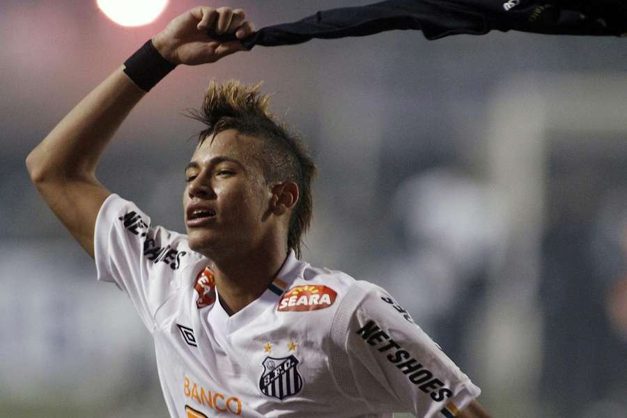 Neymar won the Libertadores for Santos in 2011