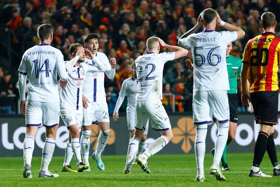 Ongeloof bij Anderlecht na de toegewezen strafschop