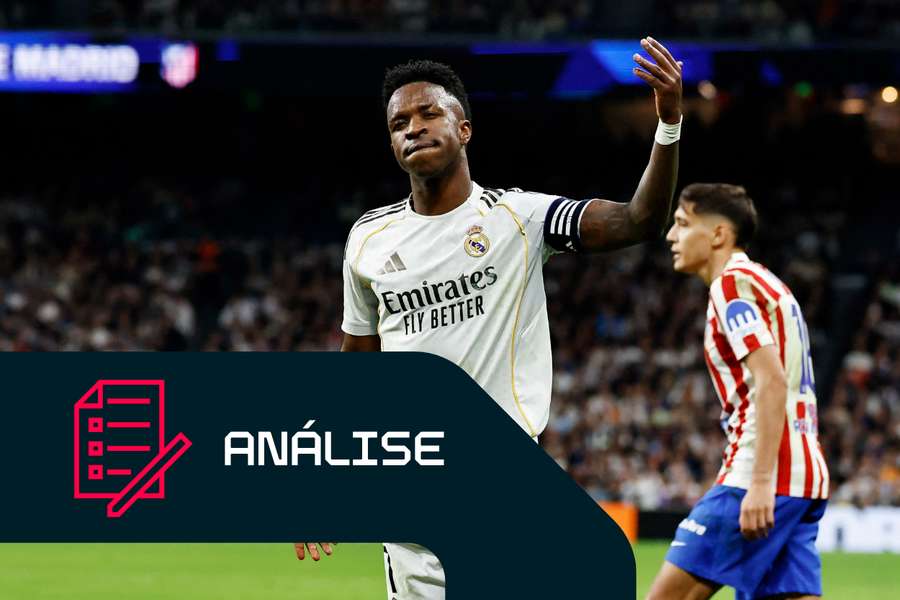 Vinicius em destaque no Real Madrid