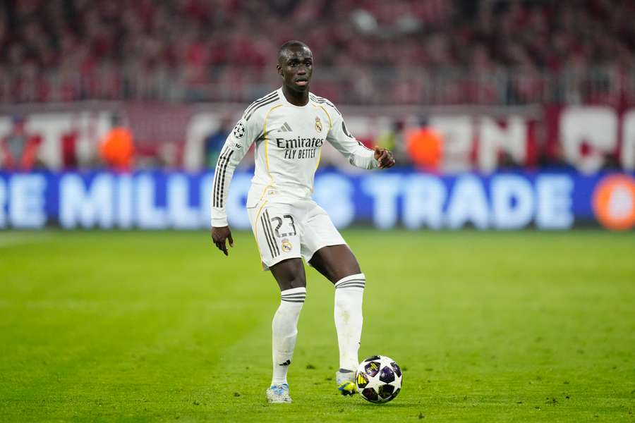 Ferland Mendy en Ligue des champions. Ferland Mendy en Ligue des champions.