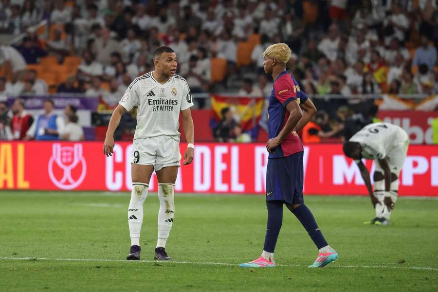 Mbappe și Lamine Yamal