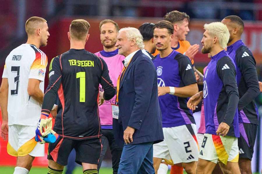 Völler und Ter Stegen im Herbst vergangenen Jahres bei der Nations League.