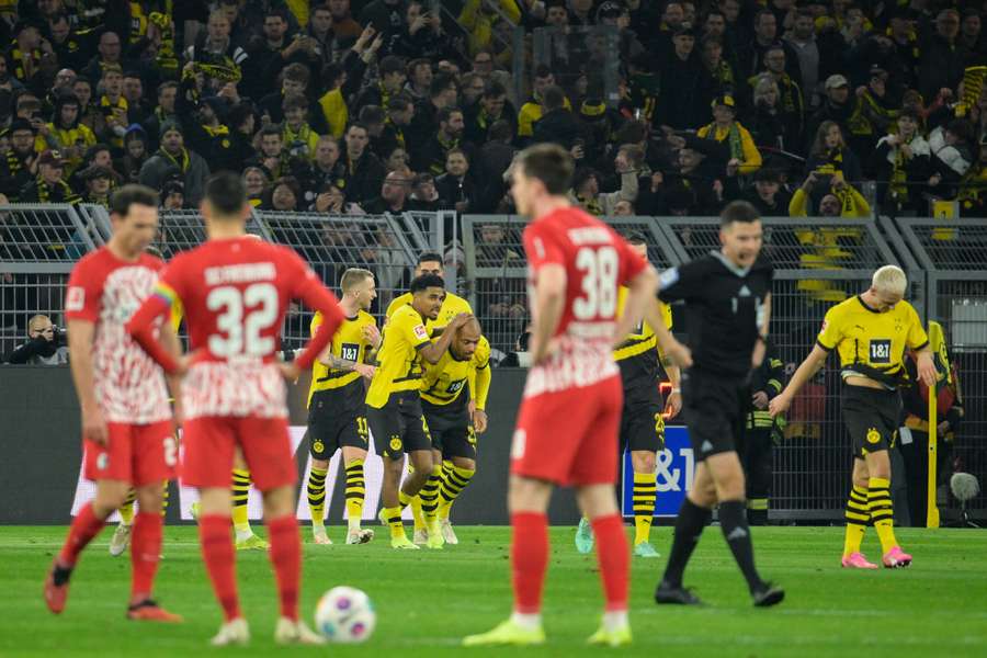 Dortmund bejubelt den zweiten Treffer