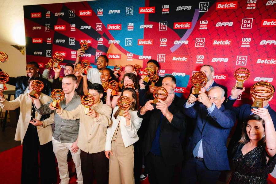 Os premiados na gala