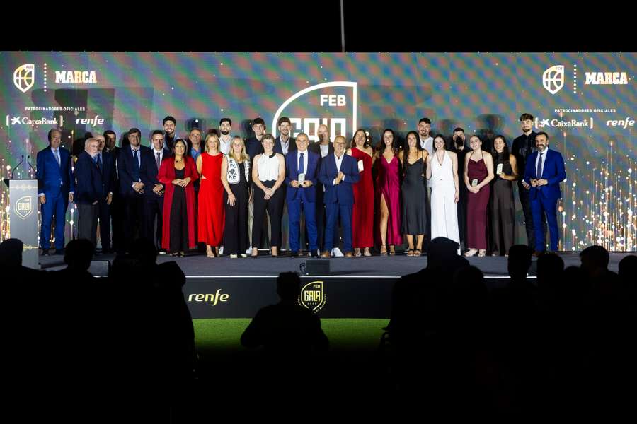 Los premiados en la Gala del Baloncesto Español Los premiados en la Gala del Baloncesto Español