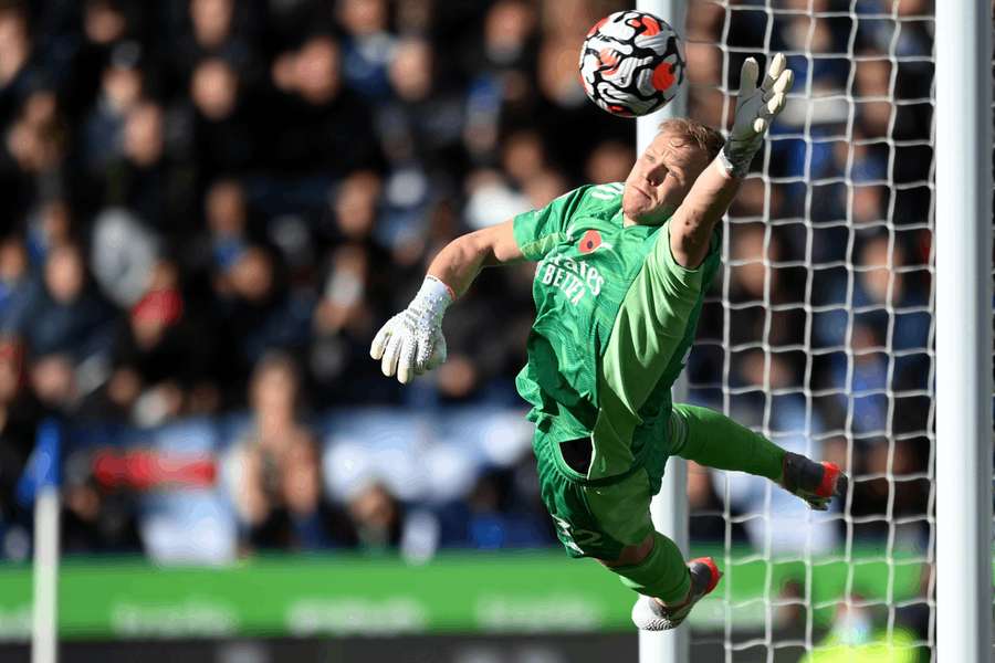 Ramsdale teve 14 jogos sem sofrer golos na Premier League