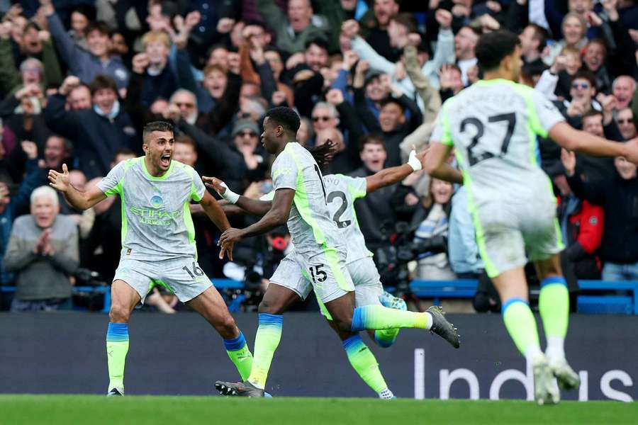 O Manchester City atropelou o Chelsea no segundo tempo