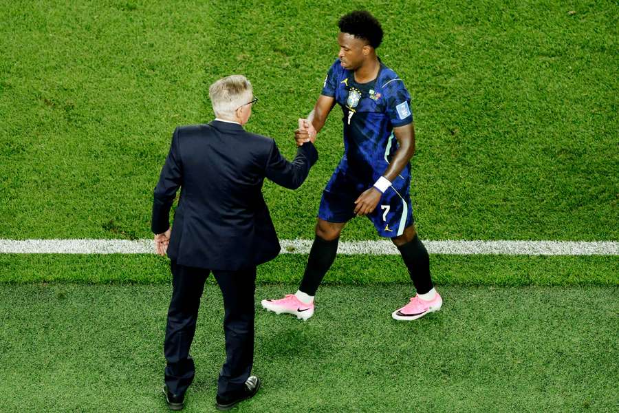 Vinícius s Ancelottim. Vinícius s Ancelottim.