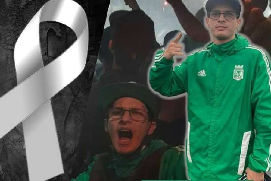 Alejandro Gallego, adepto do Atlético Nacional, foi morto na Colômbia