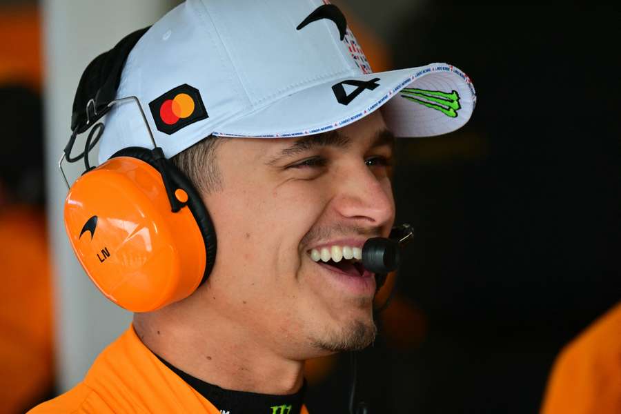 Lando Norris à Silverstone.