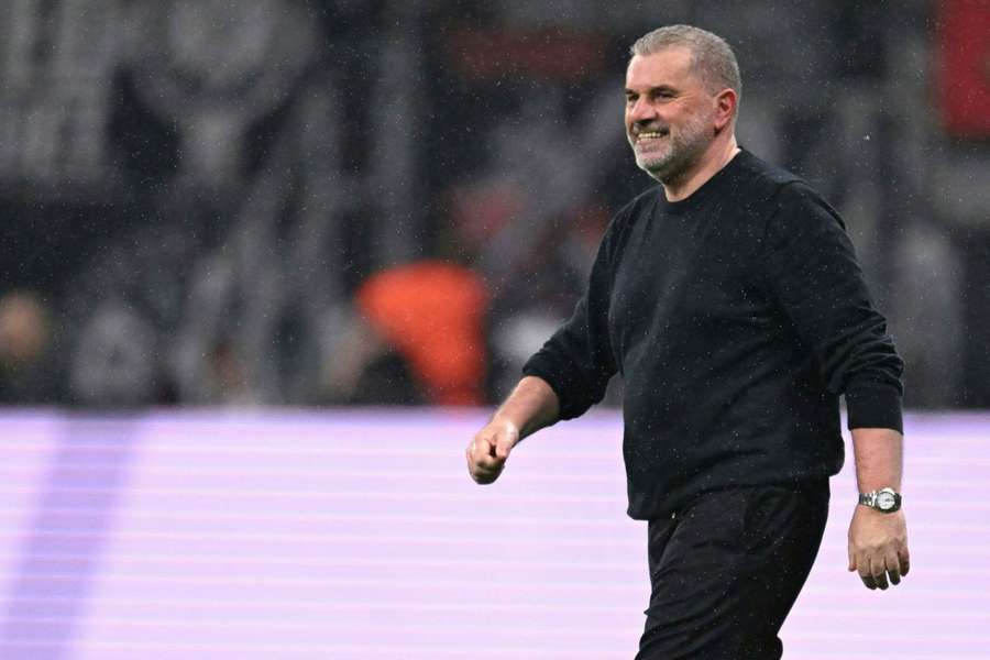 Postecoglou cut a relaxed figure after Spurs' win