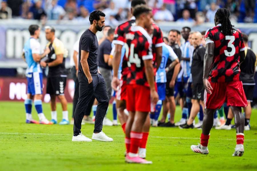 Arbeloa dopo il fischio finale Arbeloa dopo il fischio finale