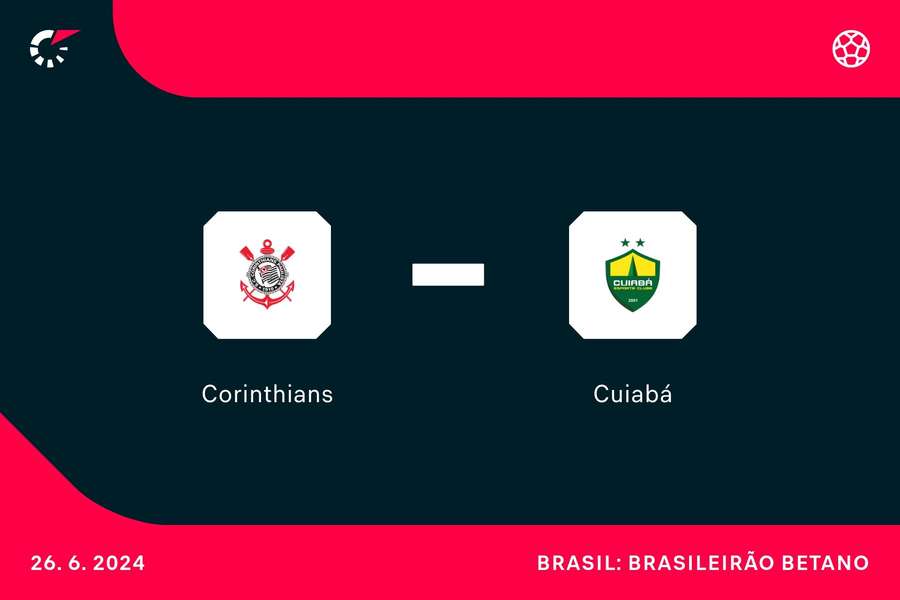 Corinthians e Cuiabá jogam nesta quarta-feira (26), na Neo Química Arena, em São Paulo, às 20h