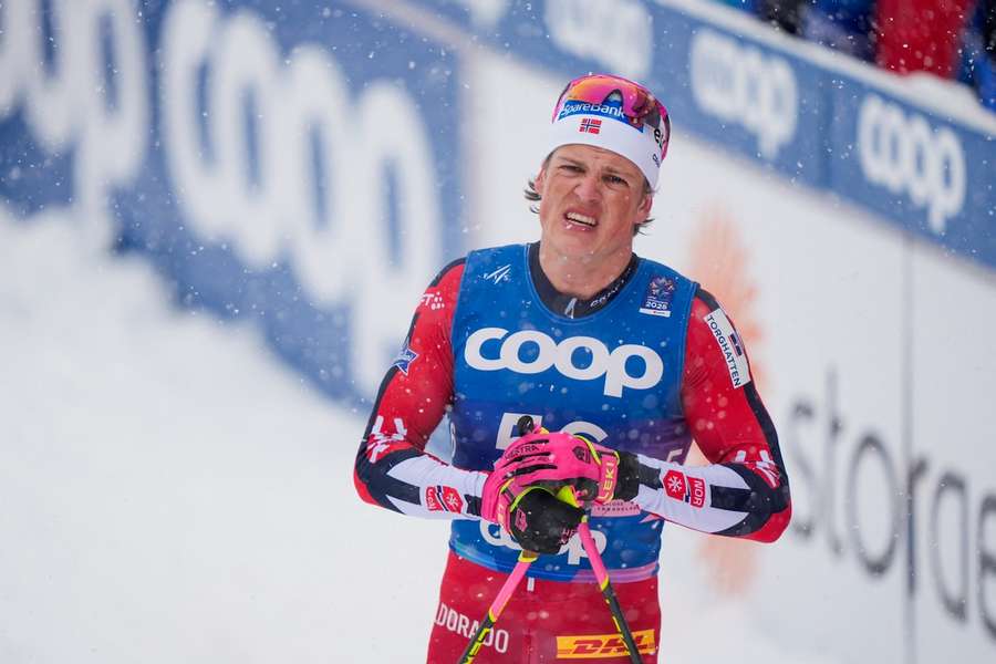 Johannes Hösflot Kläbo hat die dritte Goldmedaille bei der Nordischen Ski-WM in Trondheim geholt. Johannes Hösflot Kläbo hat die dritte Goldmedaille bei der Nordischen Ski-WM in Trondheim geholt.
