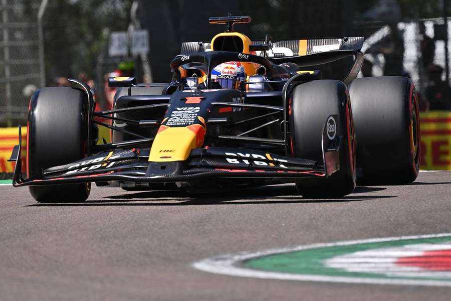 Verstappen à Imola.