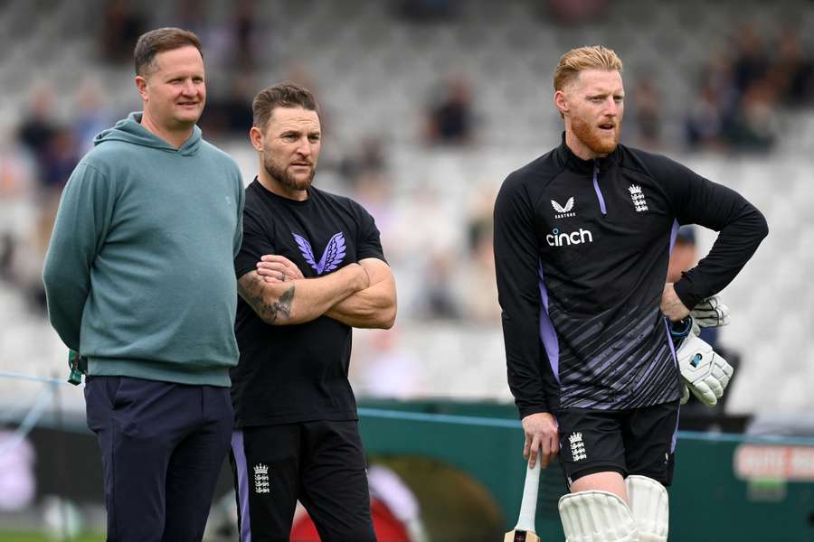 Rob Key (l) and Brendon McCullum (c) have overseen a stormy time in England cricket, including the recent departure of Test captain ben Stokes (r) Rob Key (l) and Brendon McCullum (c) have overseen a stormy time in England cricket, including the recent departure of Test captain ben Stokes (r)