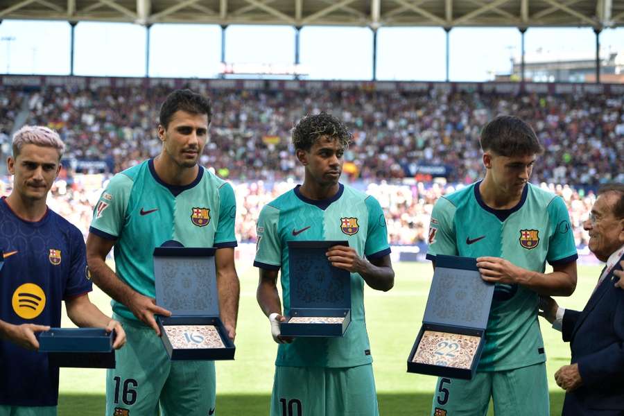 Gavi, Rodri, Lamine Yamal y Cubarsí