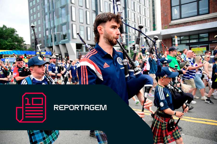 Em Boston, a Tartan Army já conquistou os corações Em Boston, a Tartan Army já conquistou os corações
