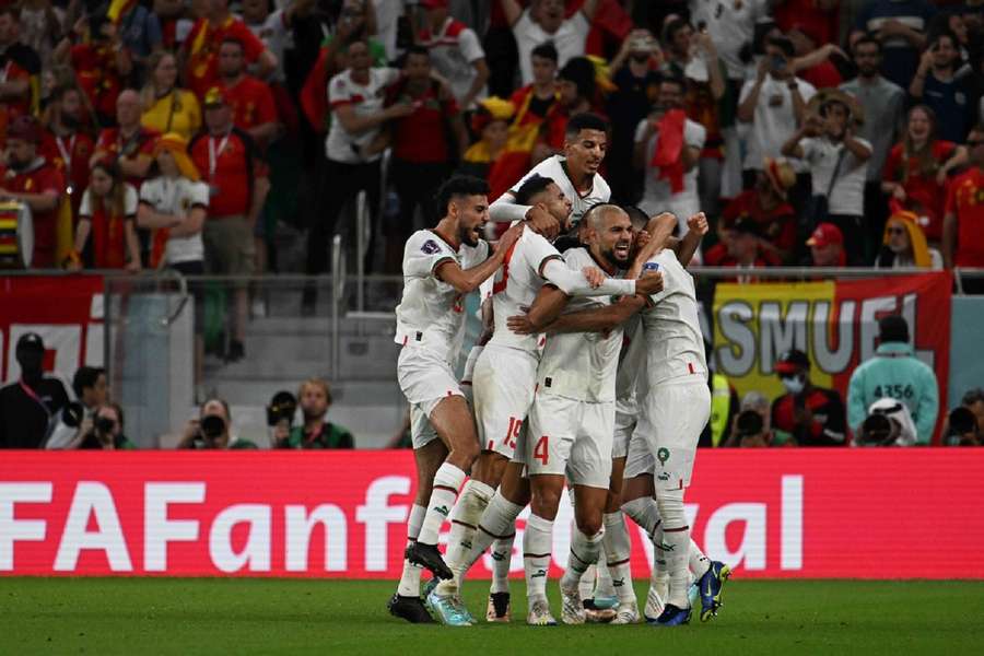 Marokko stuntte zondagmiddag door België met 2-0 te verslaan