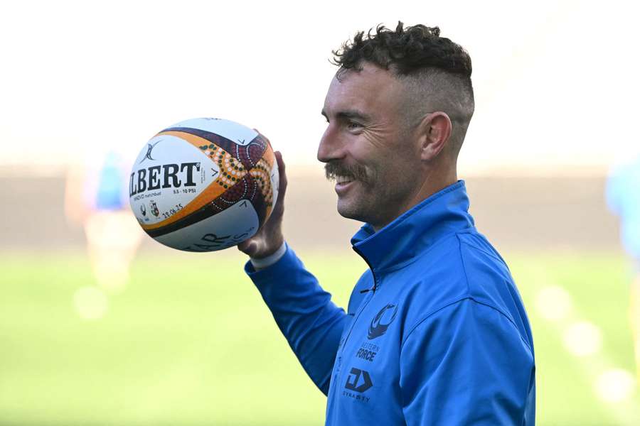 White in training with the Wallabies