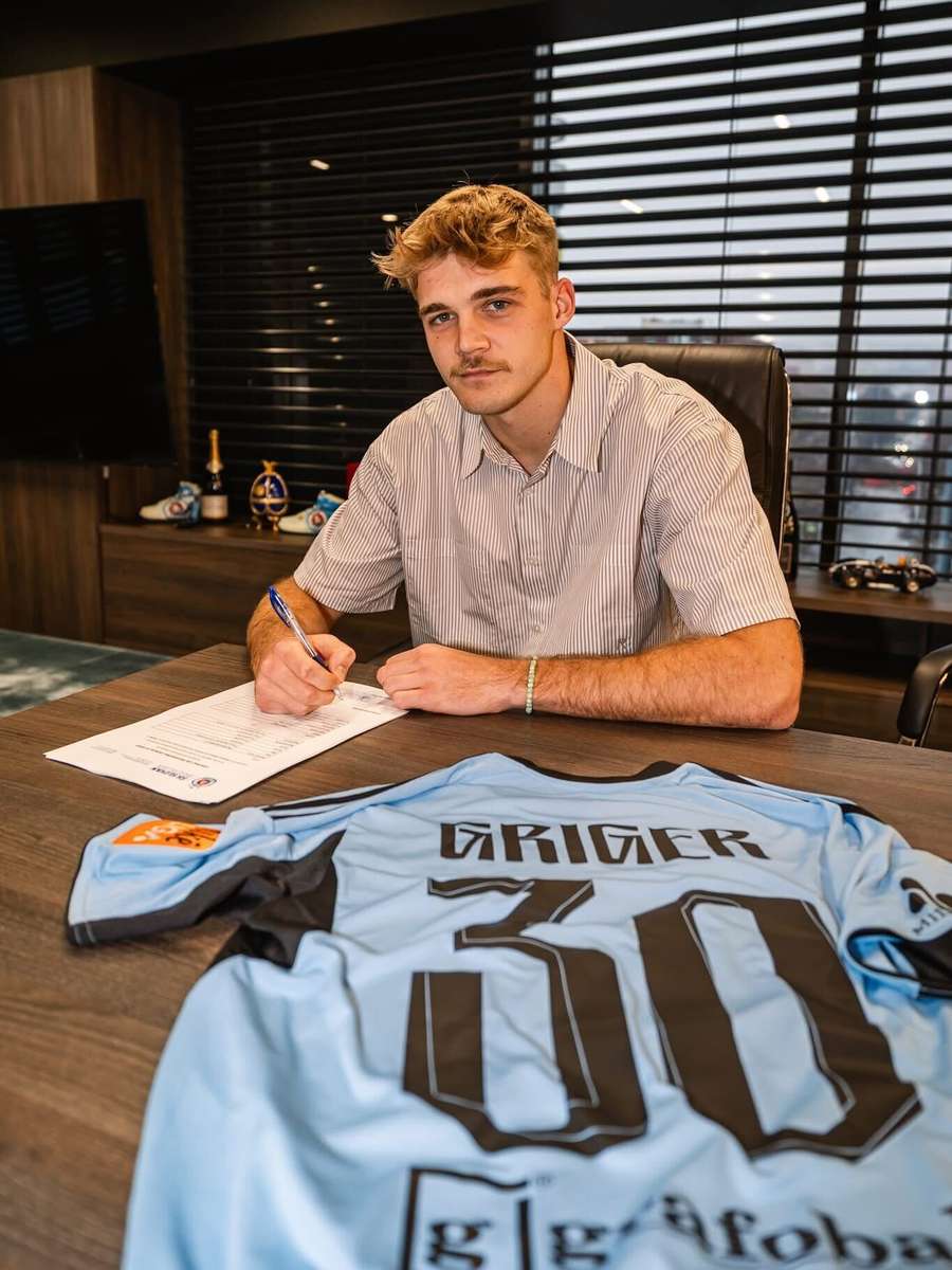 Griger počas potvrdenia hosťovania.