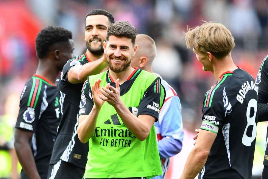 Jorginho left Arsenal at the end of the season