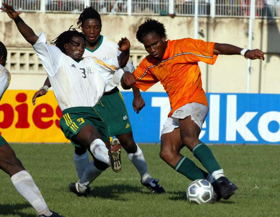 South Africa came up against a young Didier Drogba in 2002. South Africa came up against a young Didier Drogba in 2002.