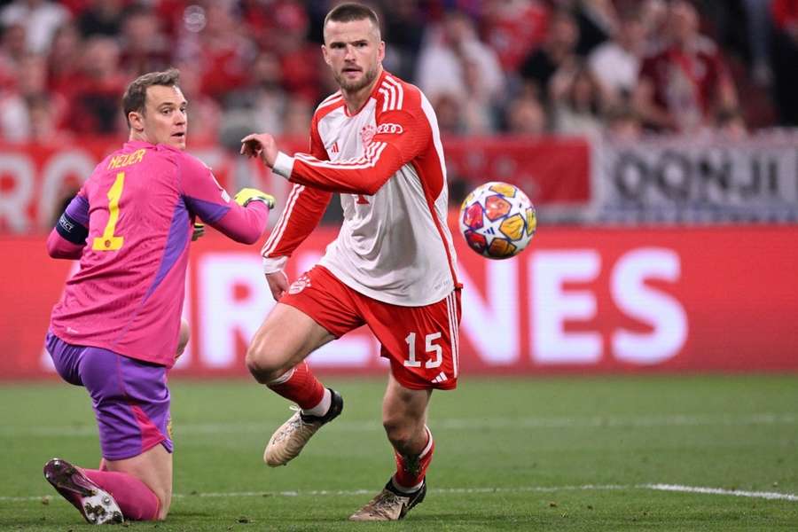 Eric Dier et Manuel Neuer contre le Real.