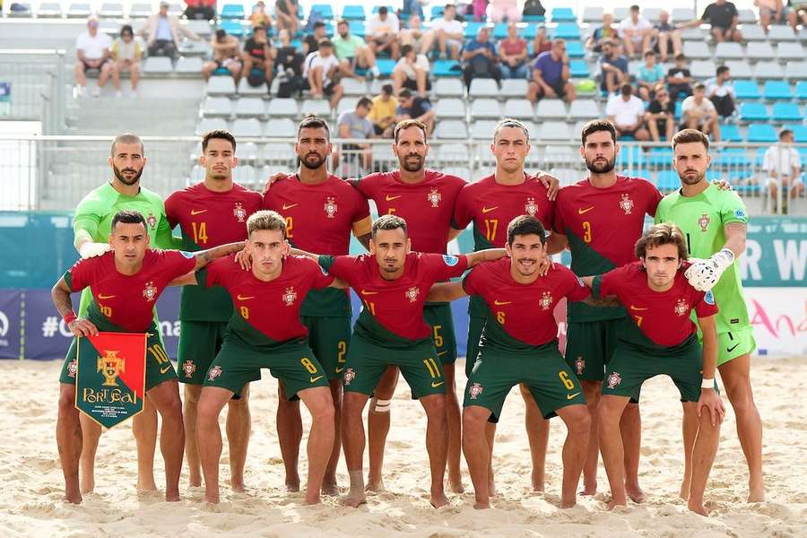 Portugal na partida com a Polónia