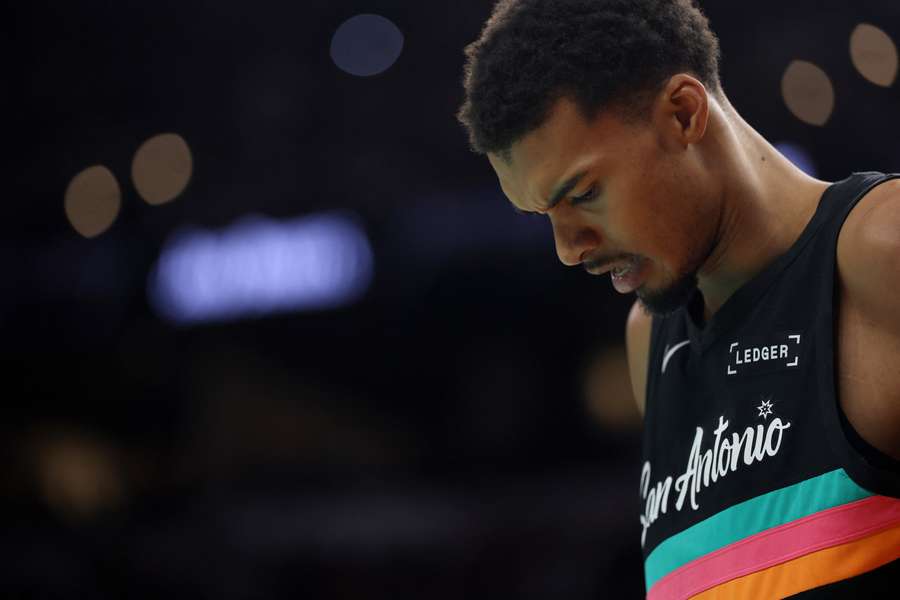 Victor Wembanyama en cette fin d'année. Victor Wembanyama en cette fin d'année.