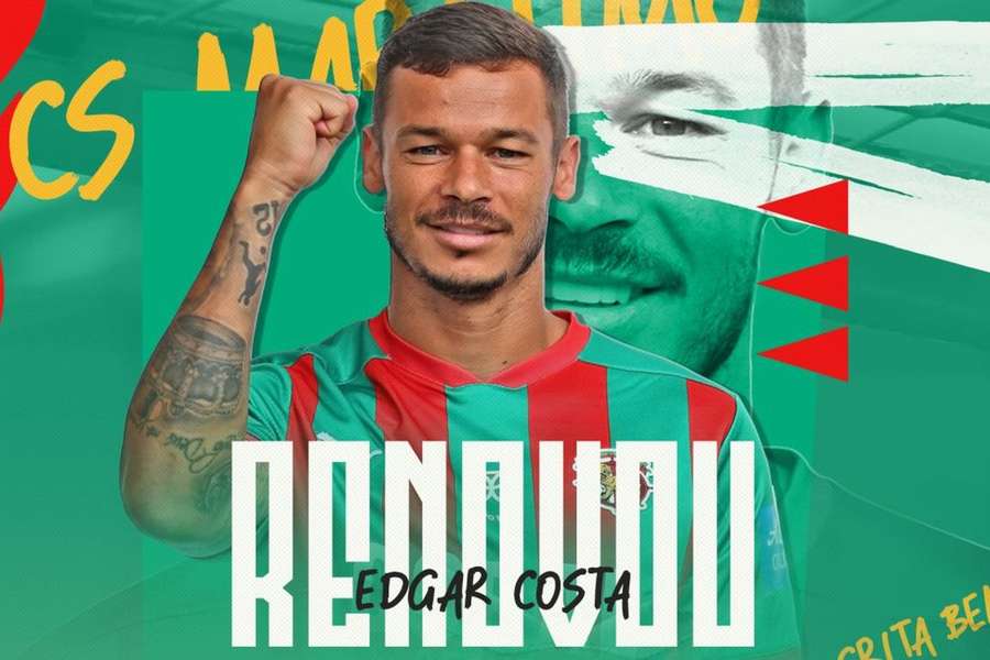 Edgar Costa renovou com o Marítimo